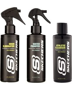 SKECHERS Insoles & Accessories Athletic Bundle - Weather and Stain Proofer, Odor Eliminator, Athletic Cleanser