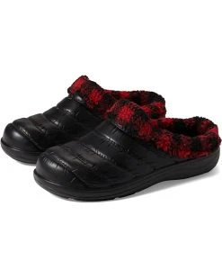 SKECHERS Clogs Foamies Cozy Camper w/ Plaid Sherpa Clog