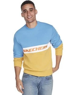 SKECHERS Hoodies & Sweatshirts Men's Go Dri Ultra UPF 50 Long Sleeve Mock Neck Tee