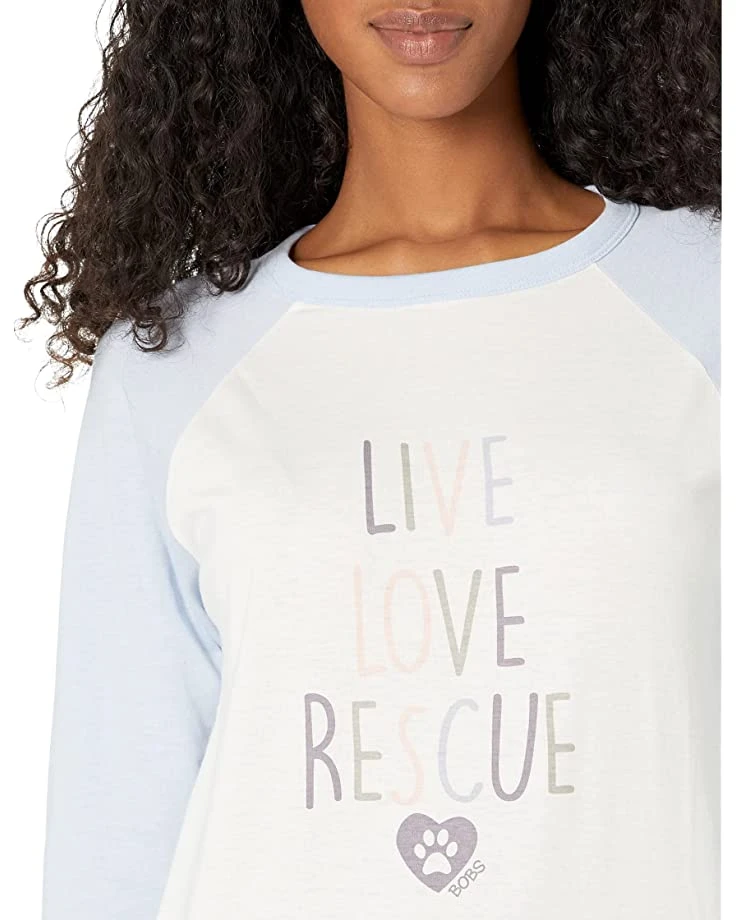 SKECHERS Shirts & Tops Live Love Rescue Baseball Tee 5 SKECHERS Shirts & Tops Live Love Rescue Baseball Tee - Image 3