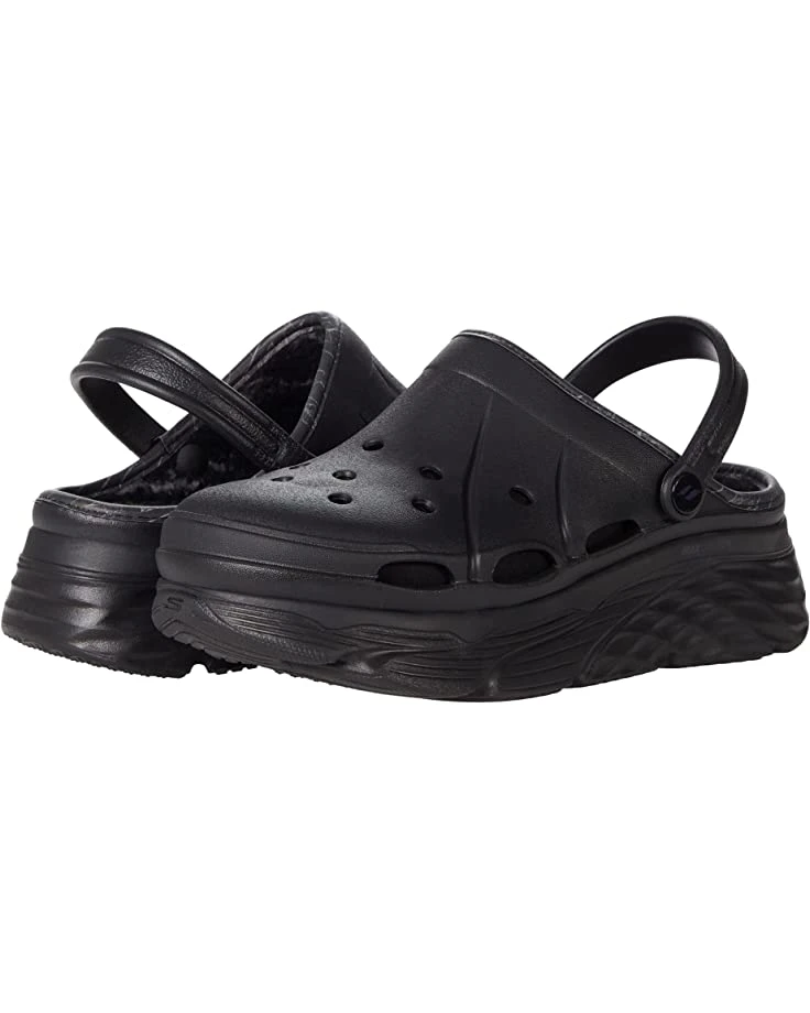 SKECHERS Clogs Foamies Max Cushioning Clog w/ Sherpa Lining 3 SKECHERS Clogs Foamies Max Cushioning Clog w/ Sherpa Lining