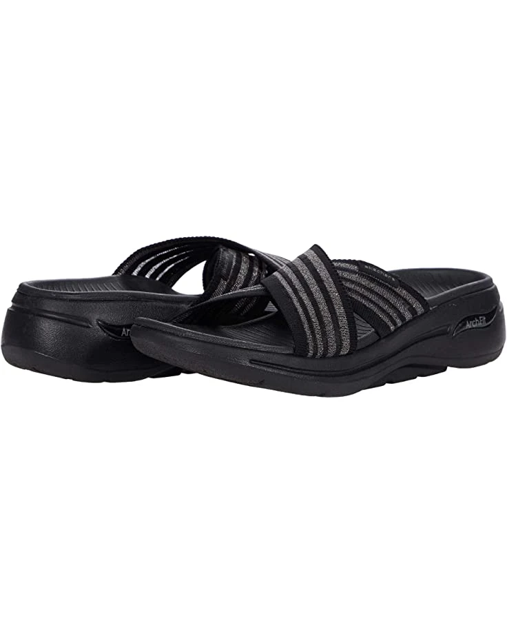 SKECHERS Performance Sandals Go Walk Arch Fit Mesh Gore Cross Band 3 SKECHERS Performance Sandals Go Walk Arch Fit Mesh Gore Cross Band