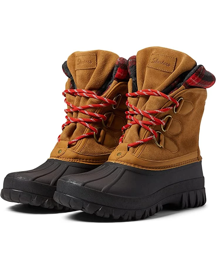 SKECHERS Boots Windom - Plaid Town 3 SKECHERS Boots Windom - Plaid Town