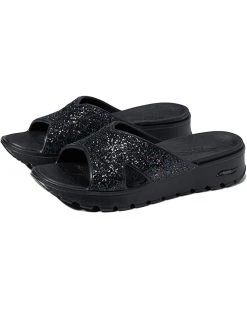 SKECHERS Sandals Foamies Arch Fit Footsteps Glitter Cross Band Slide