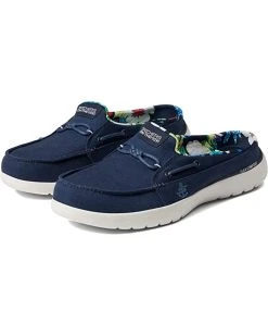 SKECHERS Performance Sneakers & Athletic Shoes On-The-Go Flex Canvas Mule