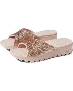 SKECHERS Sandals Foamies Arch Fit Footsteps Glitter Cross Band Slide -SKECHERS Shop 71f9MolWdcL. AC SR736920