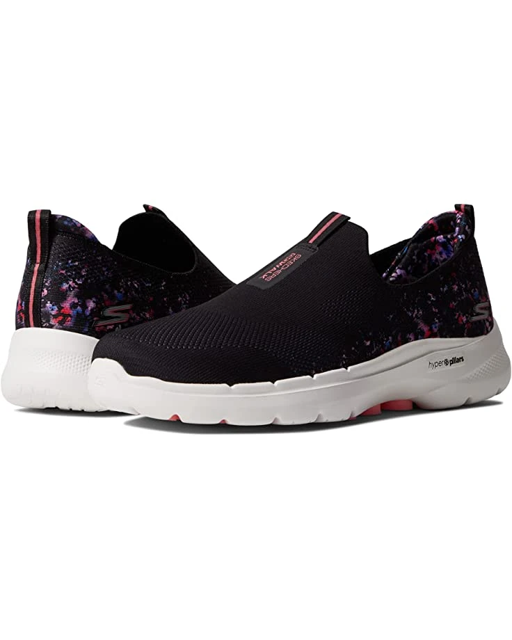 SKECHERS Performance Sneakers & Athletic Shoes Go Walk 6 - Floral Sunrise 3 SKECHERS Performance Sneakers & Athletic Shoes Go Walk 6 - Floral Sunrise