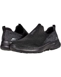 SKECHERS Performance Sneakers & Athletic Shoes Go Walk 6 - Glimmering