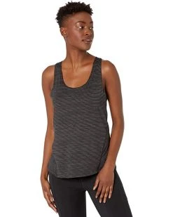 SKECHERS Shirts & Tops Motion Stripe Shelf Bra Tank