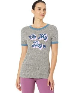 SKECHERS Shirts & Tops Oh My Dog Ringer Tee