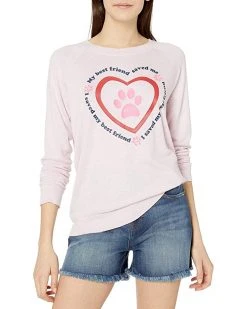 SKECHERS Hoodies & Sweatshirts Women's Bobs for Dogs and Cats Cozy Pullover Top