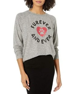 SKECHERS Hoodies & Sweatshirts Women's Bobs for Dogs and Cats Cozy Graphic Pullover Sweatshirt